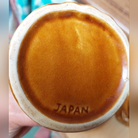 Vintage* Benjamin Franklin & Toby Brown Creamer and Sugar Colonial Set - Picture 7 of 8